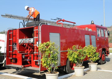 Arshiya's fire engines Arshiya's firefighting systems